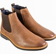 Dropshipping Custom Logo Genuine Leather Chelsea Boots Mens Shoes Low Heels Casual Ankle Boots for Men