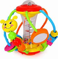 Baby Toys 6 to 12 Months Activity Ball Infant Toys Grip and Spin Rattle Crawling Educational 6 Month Old Baby Boys Girls