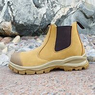 Zstep brand BSI CE nubuck leather slip on Australia comfortable steel toe safety chelsea work hiking boots men industrial shoes